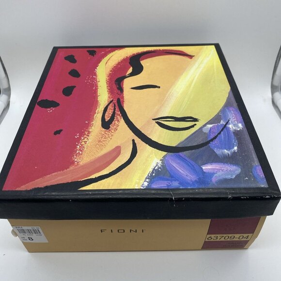 Fioni Taupe Kardin 63709-04 Women's Open Toe Suede Size 8 - Picture 12 of 12